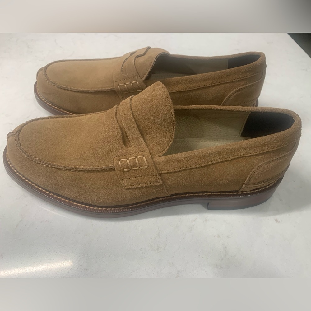 Banana Republic Men’s Suede Penny Loafers, Size 9.5